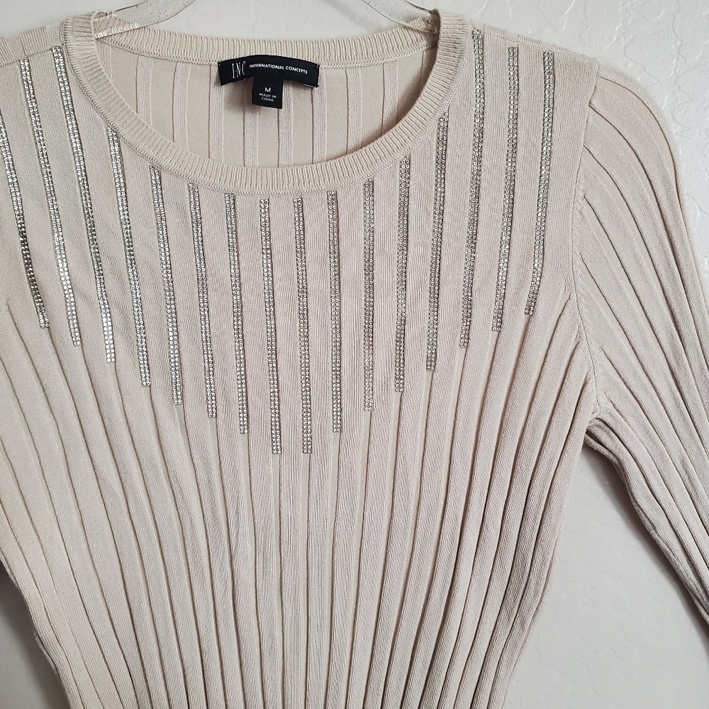 INC International Concepts Knit Top Size Medium